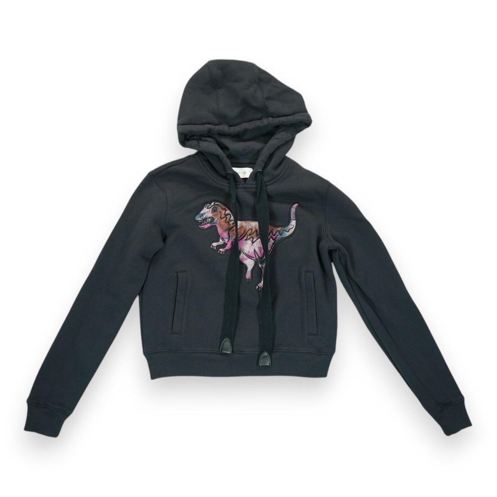 COACH REXY EMBROIDERED SWEATSHIRT W/ KAFFE FASSETT PRINT KIDS XS - 79065